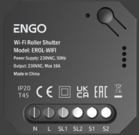 EROL-WIFI Контролер ролет з WI-FI