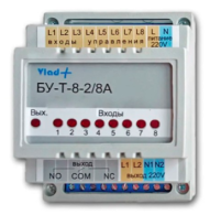 БУТ-4 4-х зонний блок керування з таймером затримки 4 вх, 2 вих.