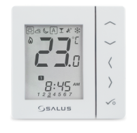 VS30W Зональний тижневий програматор температури, дротовий, 230В, прихованого монтажу (білий)