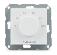 BTR230 Зональний терморегулятор з круговою шкалою, дротовий, 230В, вбуд. під рамки 55x55 мм
