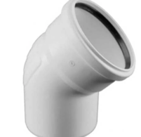 Коліно REHAU RAUPIANO PLUS 160х45*