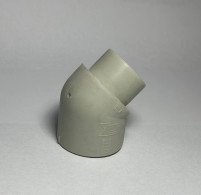 Поліпропіленовий кутник 20х45*ніпельний 