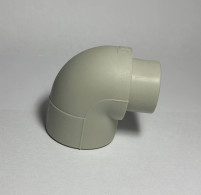 Поліпропіленовий кутник 32х90* ніпельне.