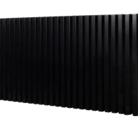 Дизайнерський трубчастий радіатор Quantum 500мм/845мм (Чорний Ral9005M)