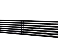 Дизайнерський трубчастий радіатор Quantum 285мм/2000мм (Чорний Ral9005M)