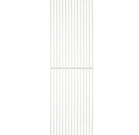 Дизайнерський трубчастий радіатор Metrum BM6 1180-30 1800x255x146mm Ral 9016M №66