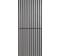 Дизайнерський трубчастий радіатор Quantum 1 1800*405 (Чорний RAL 9005M, підк. №99)