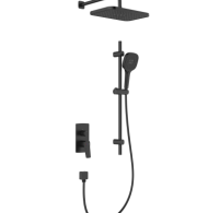 ARMATURA MALAGA  Душова система з змішувачем, прихов. монтаж., BLACK