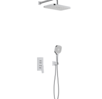 ARMATURA MALAGA Душова система прихов. монтажу, CHROME