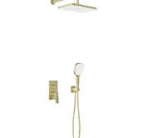 ARMATURA MALAGA Душова система прихов. монтажу, PVD BRUSHED LIGHT GOLD