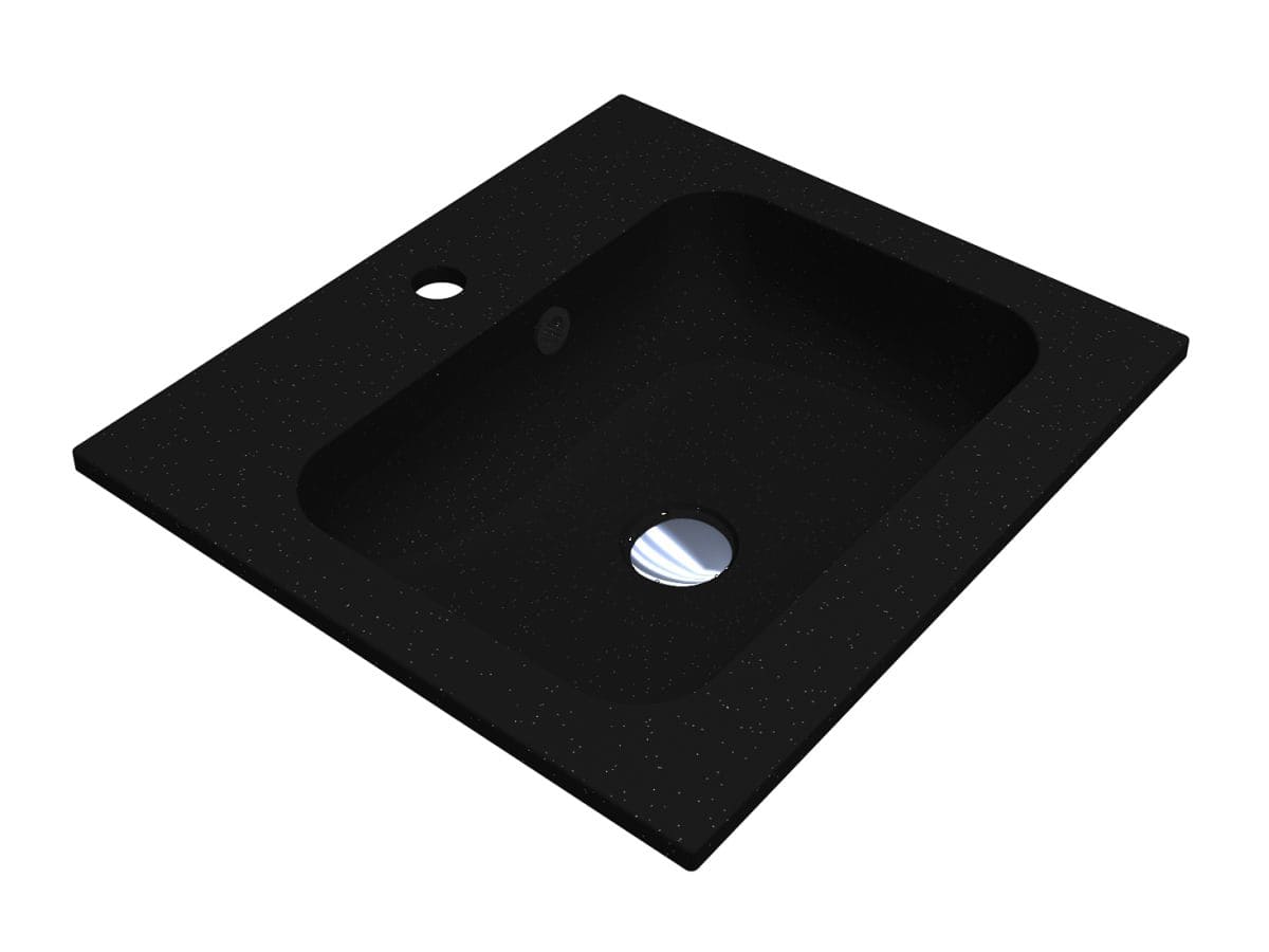 Умивальник DELLA 500 MIRASTONE BLACK SHINE