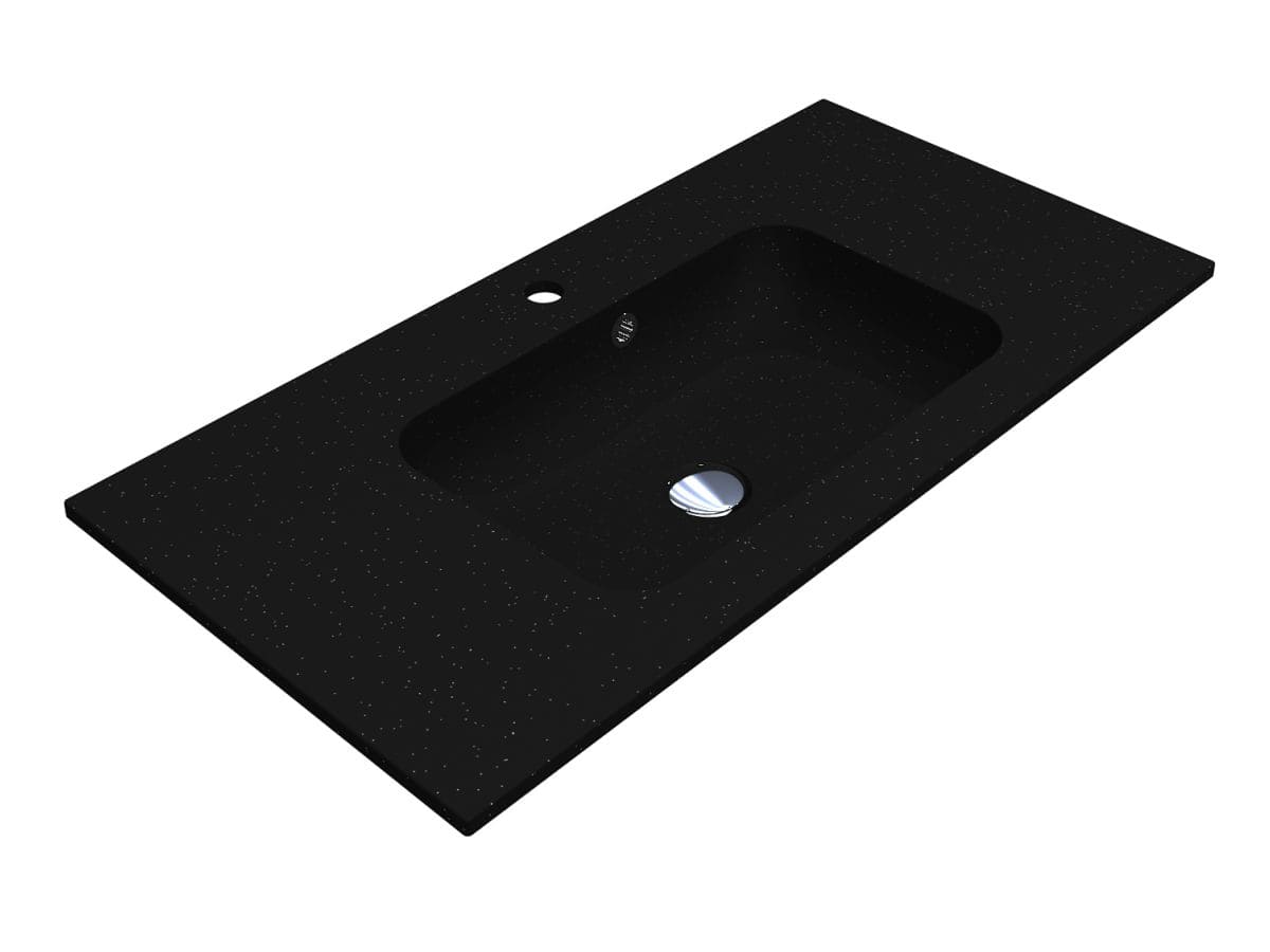 Умивальник DELLA 900 MIRASTONE BLACK SHINE