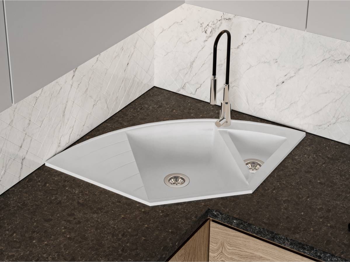 Кухонна мийка EUROPE white