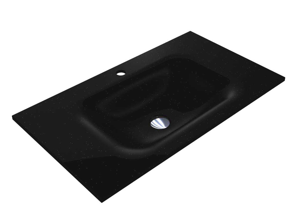 Умивальник JESSEL 800 MIRASTONE BLACK SHINE